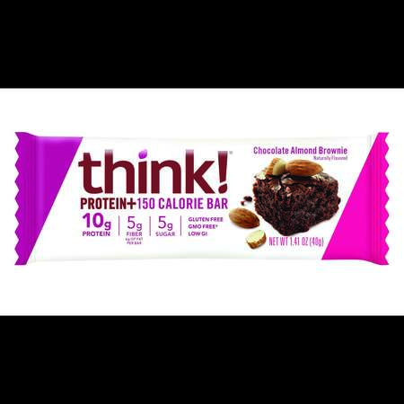 THINKTHIN thinkThin Chocolate Almond Brownie Bars 1.41 oz. Bar, PK120 1074618